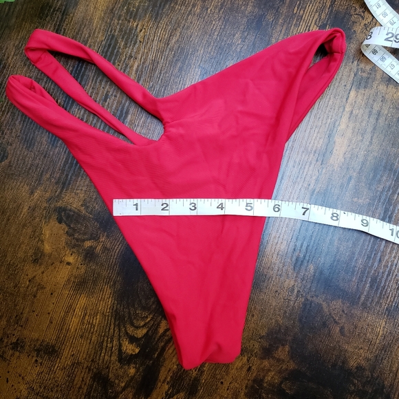 NWOT superdown cutout high leg minimal coverage Brazilian - Picture 9 of 10